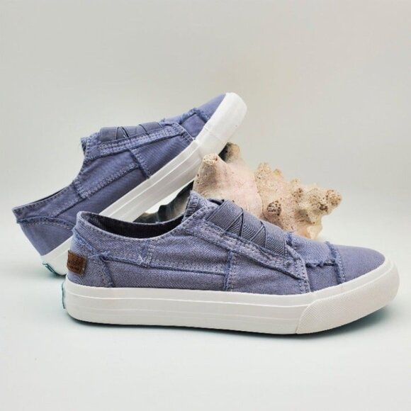 Blowfish Women's Sneakers in Light Blue and White - Picture 2 of 8